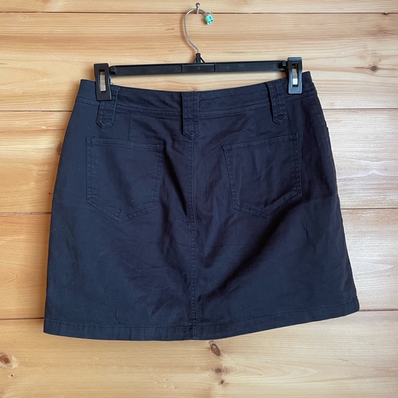 St. John’s Bay black cotton mini skort - Picture 3 of 5